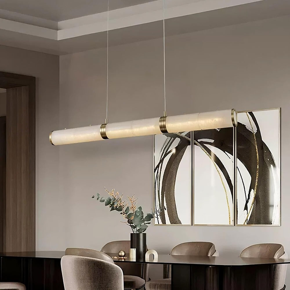 Brass Brass chandelier - Greer House for dining room view 3