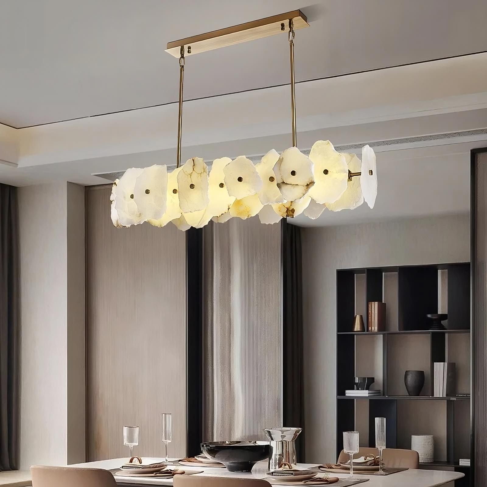 Copper Metal chandelier - Willa Bay for dining room view 3