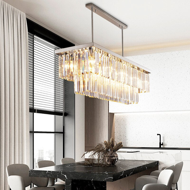 Crystal chandelier - Seren Court for dining room view 2