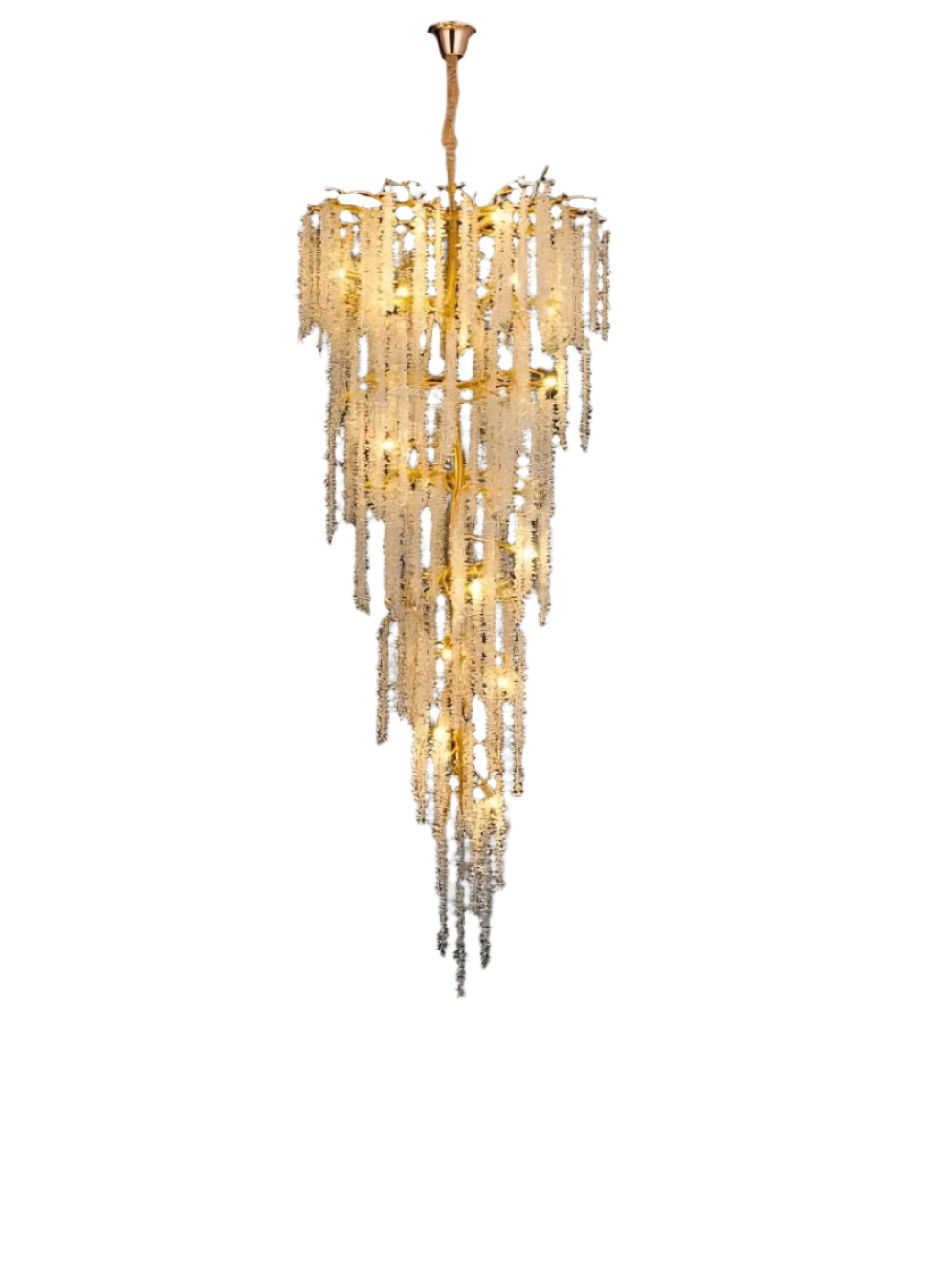 Clear Crystal chandelier - Tova Lane for dining room view 8