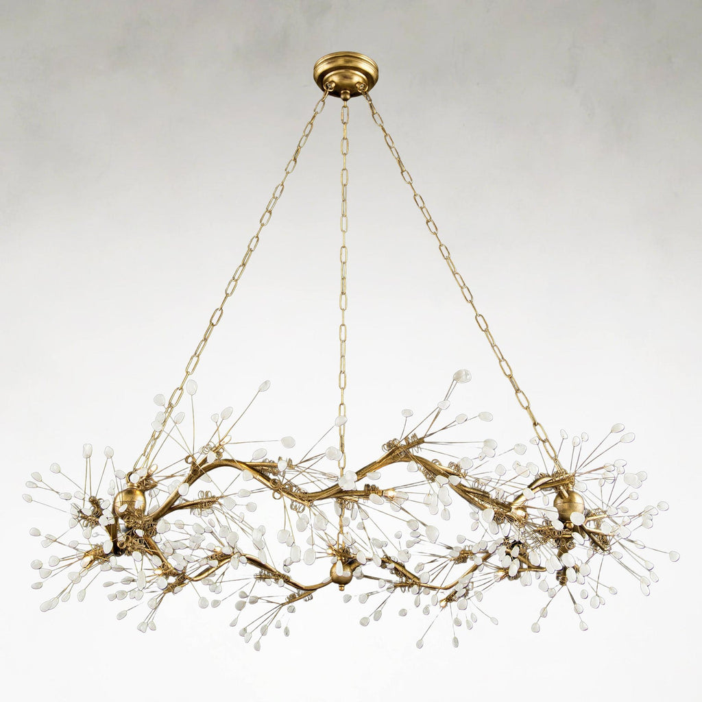 Glass chandelier - Sabine Stone for dining room view 1