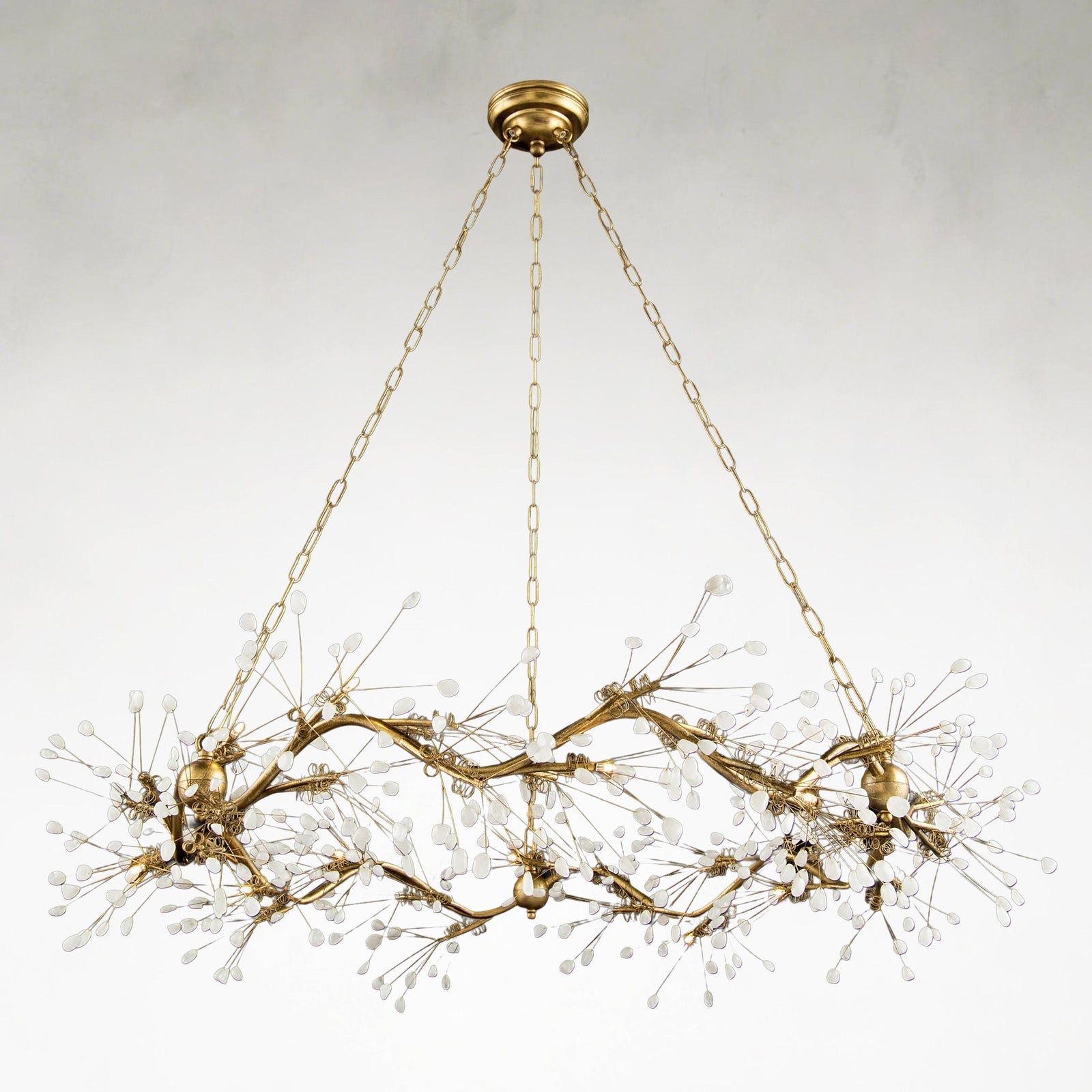 Glass chandelier - Sabine Stone for dining room view 1