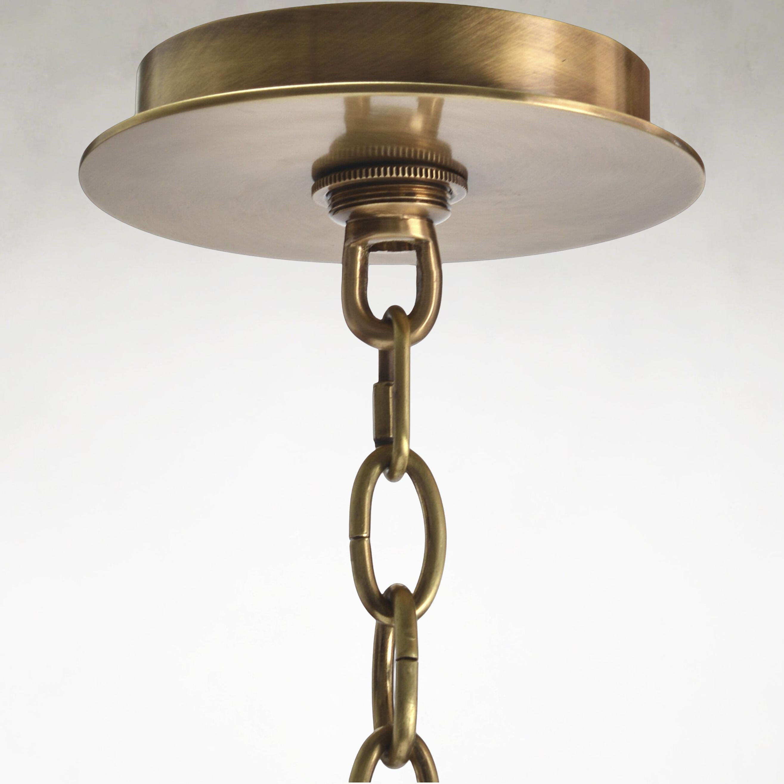 Brass Acrylic chandelier - Hera Stone for dining room view 6