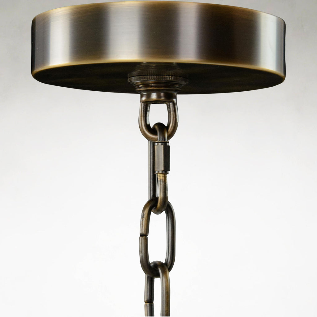 Bronze Acrylic chandelier - Soren Ray for dining room view 10