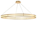 Antique Brass Glass chandelier - Vale Verge for dining room view 1