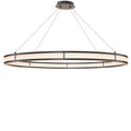 Bronze Glass chandelier - Wren Verge for dining room view 1