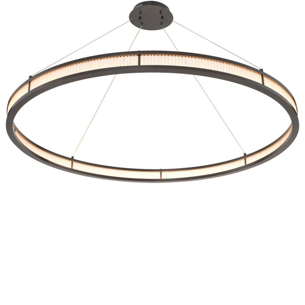 Bronze Glass chandelier - Wren Verge for dining room view 4