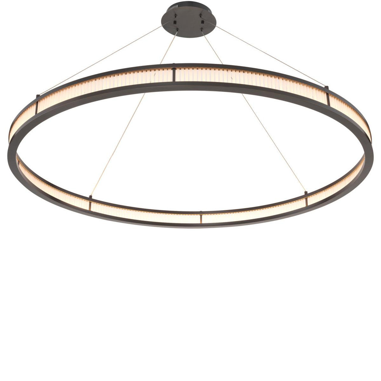 Bronze Glass chandelier - Wren Verge for dining room view 4