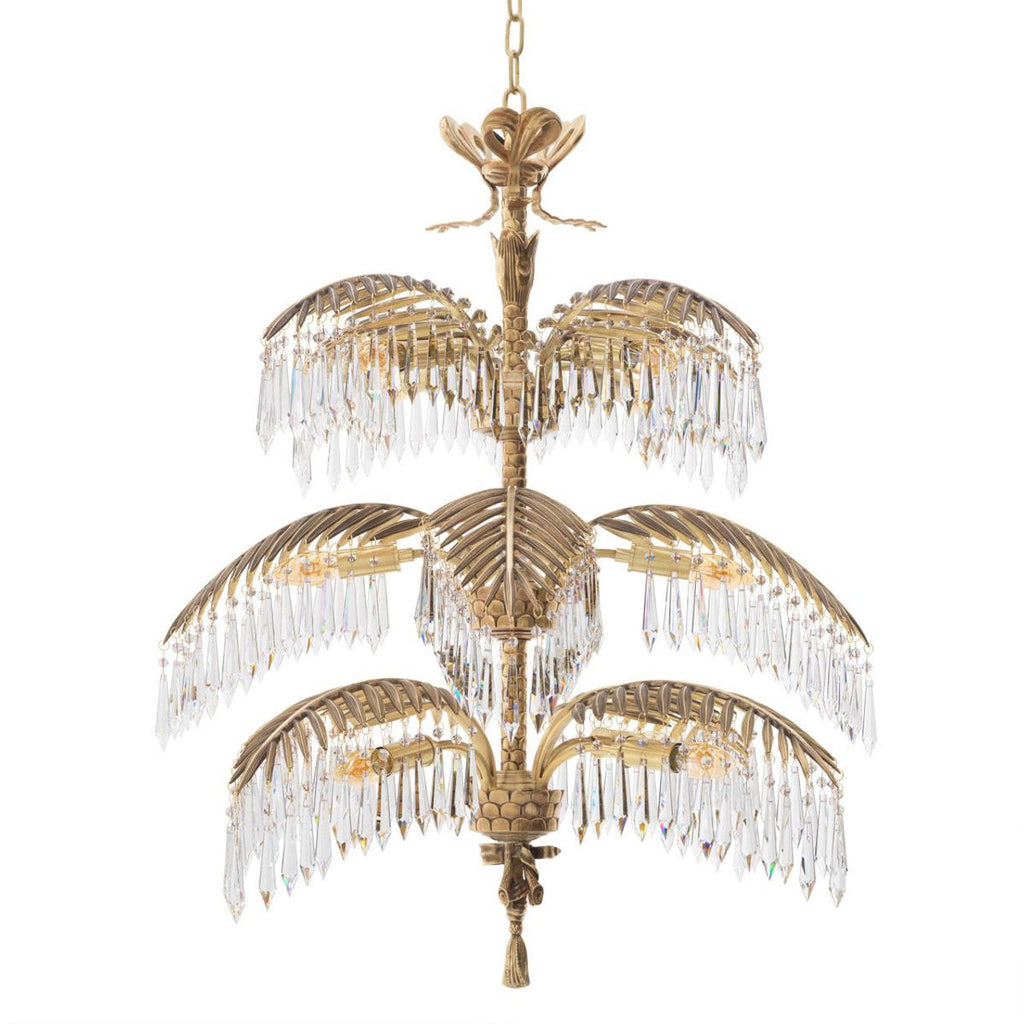 Bronze Glass chandelier - Wren Verge for dining room view 6