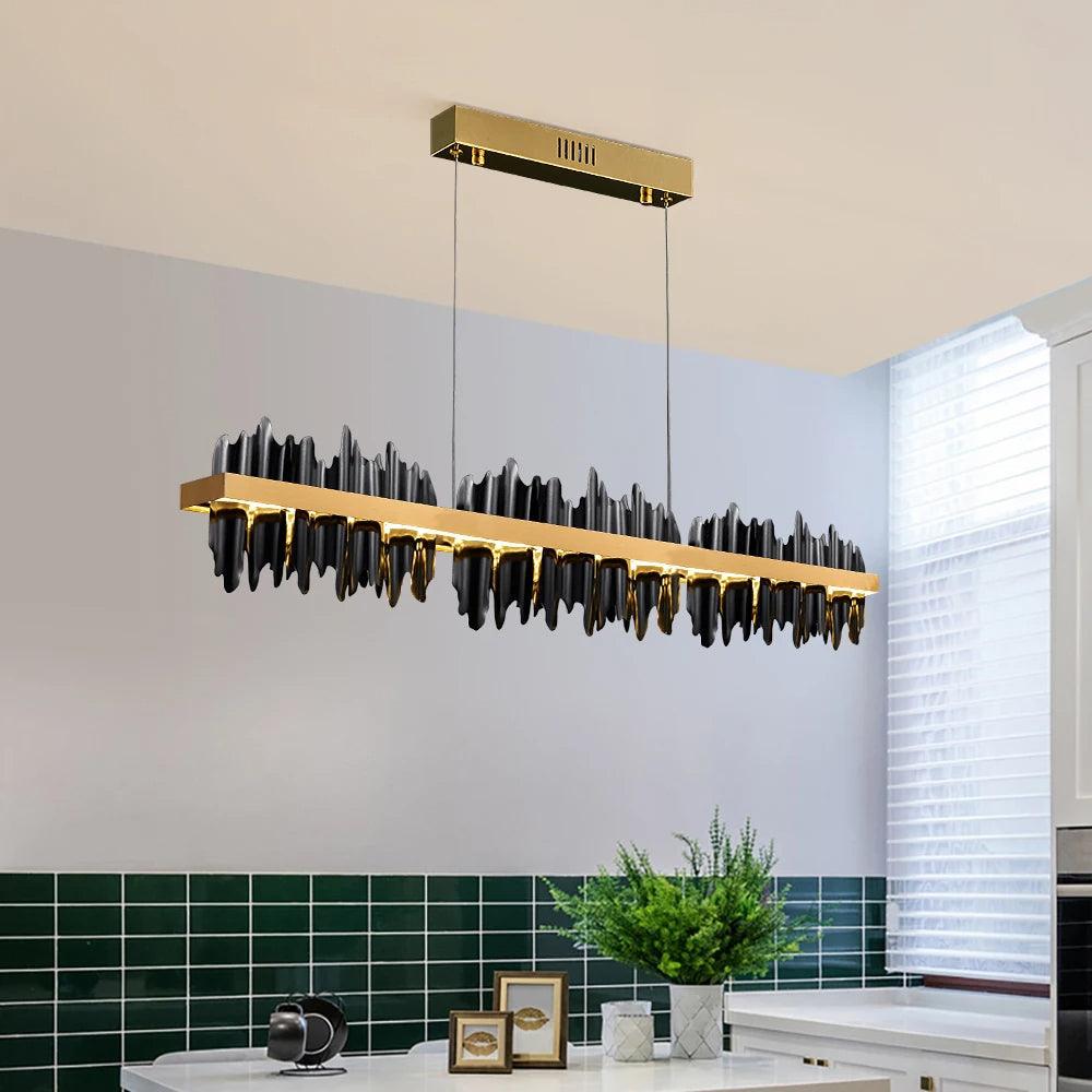 Brass Brass chandelier - Verona Court for dining room view 2