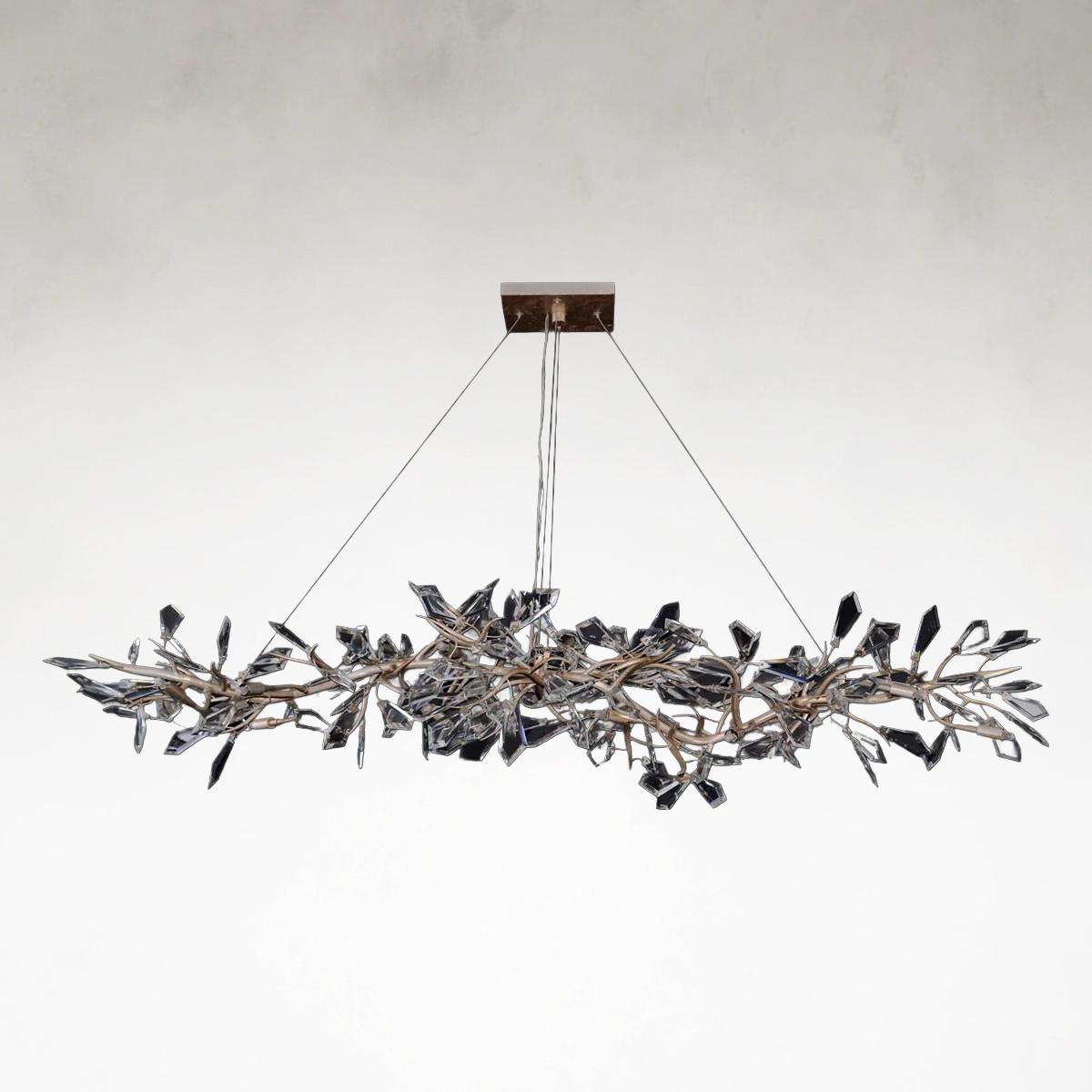 Crystal chandelier - Thalia Stone for dining room view 3