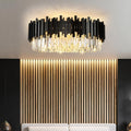 Black Crystal chandelier - Onda House for dining room view 1