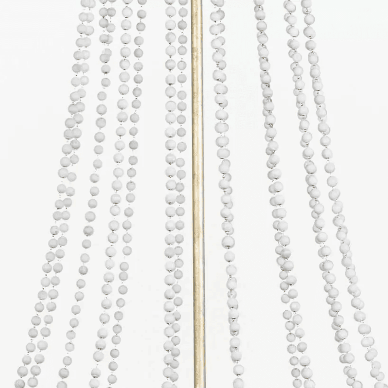 White Metal Candle chandelier - Marlow Trace for dining room view 2