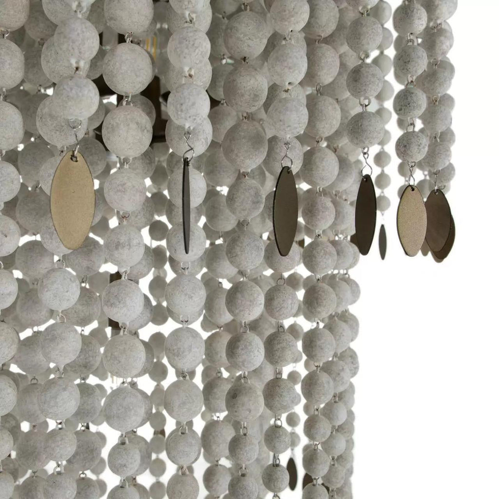 Polished Nickel Brass chandelier - Junia Dawn for dining room view 2