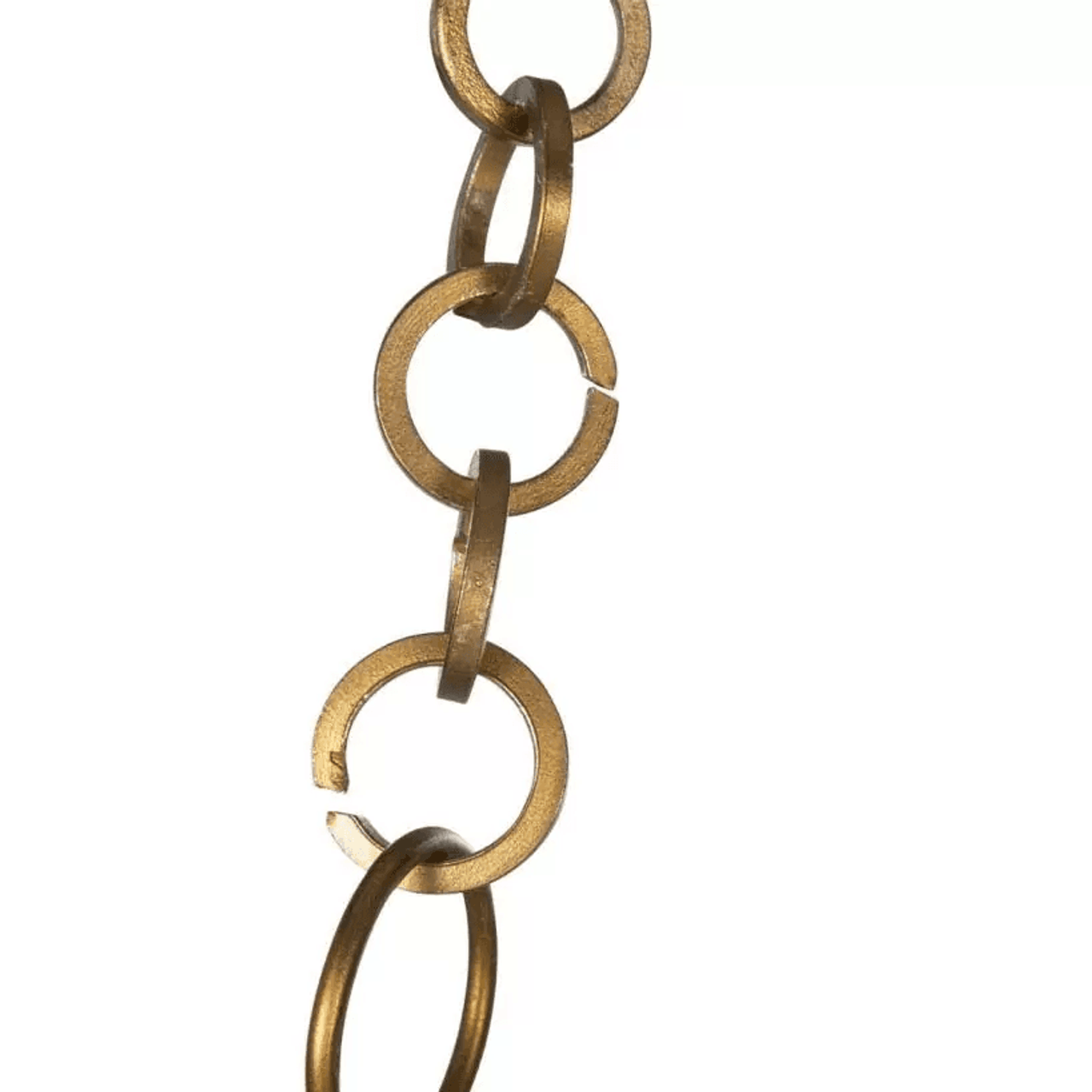 Brass Iron Linear chandelier - Riven Peak for dining room view 2