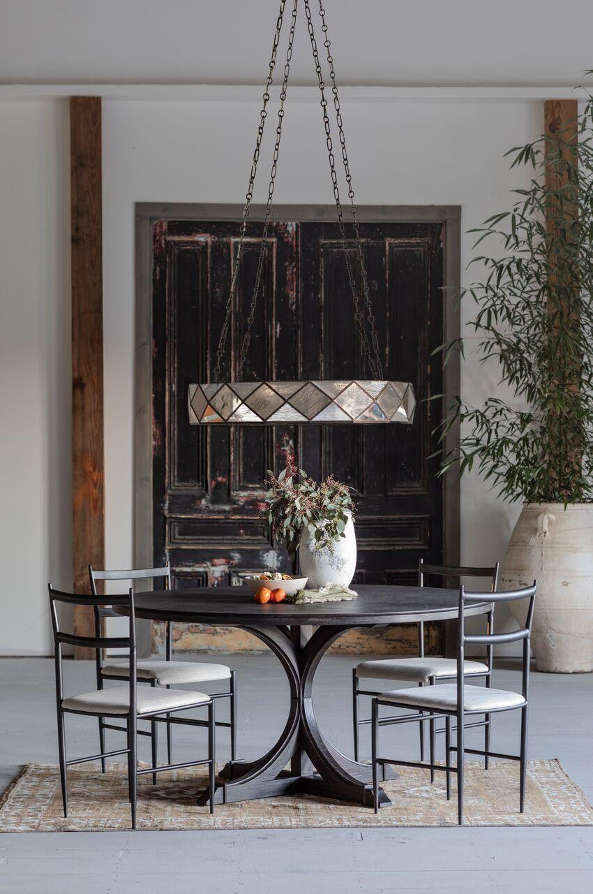 Clear Glass chandelier - Nico Dawn for dining room view 4