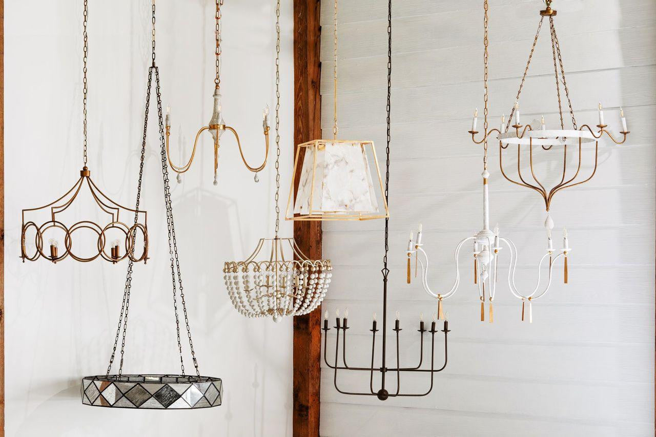 Clear Glass chandelier - Nico Dawn for dining room view 5