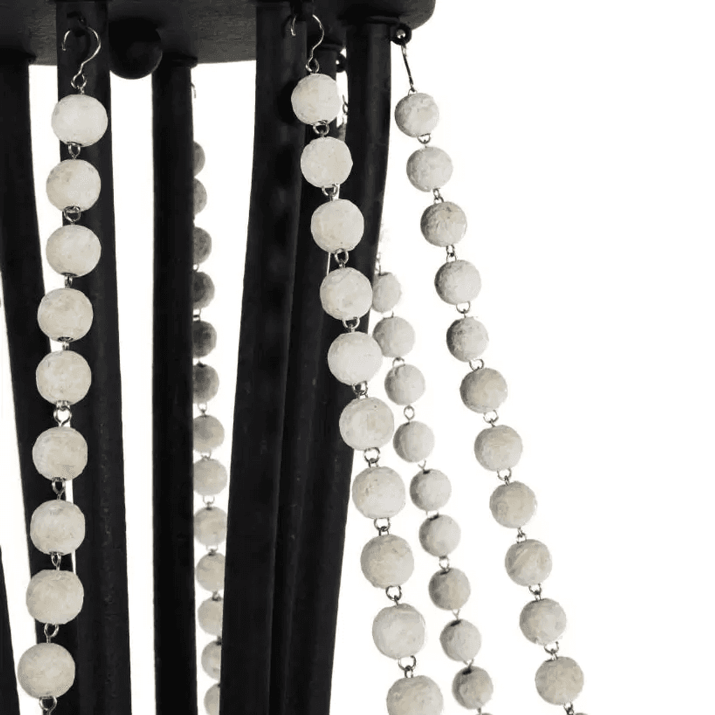 Black Iron Candle chandelier - Oriel Peak for dining room view 9