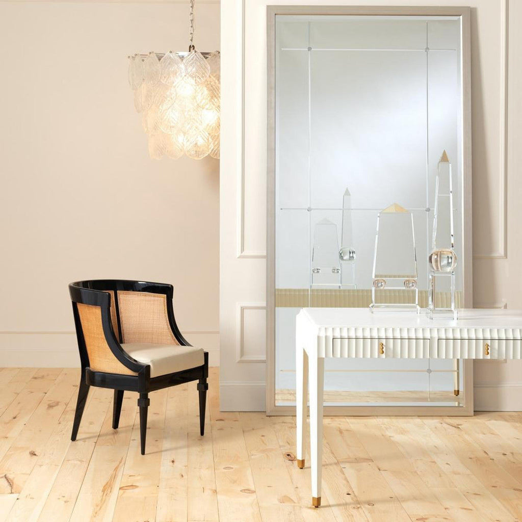 Brass Glass chandelier - Haven Nest for dining room view 5