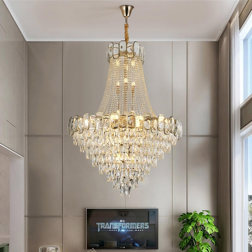 Crystal chandelier - Livia Bay for dining room view 2