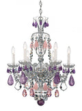 La Scala Chandelier, 8-Light, Heirloom Bronze, Clear Heritage Crystal, 25"W (5073-76 1T4R9)