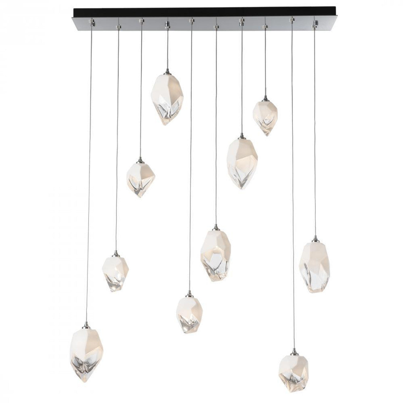 Chrysalis Pendant, 5-Light, White, White Crystal, 15.4"W (131137-SKT-LONG-02-WP0754 5YX0NJ)