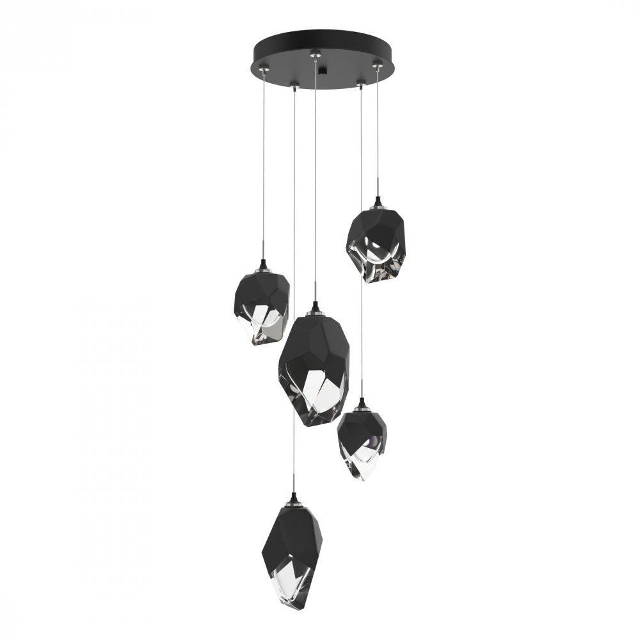 Griffin Stardust Pendant, 6-Lights, Dark Smoke, Clear, 39.2"W (131590-SKT-MULT-07-ZM0709 5YZYDJ)