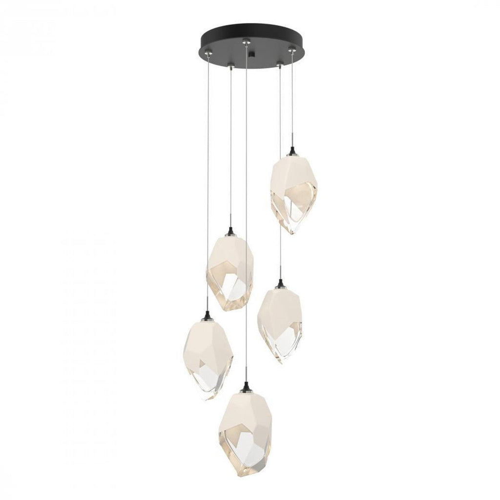 Chrysalis Pendant, 5-Light, White, White Polished Crystal, 16.1"W (131138-SKT-STND-02-WP0755 5YZTGG)