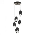 Chrysalis Pendant, 5-Light, Modern Brass, Black Polished Crystal, 15.4"W (131137-SKT-STND-86-BP0754 5YZTG8)