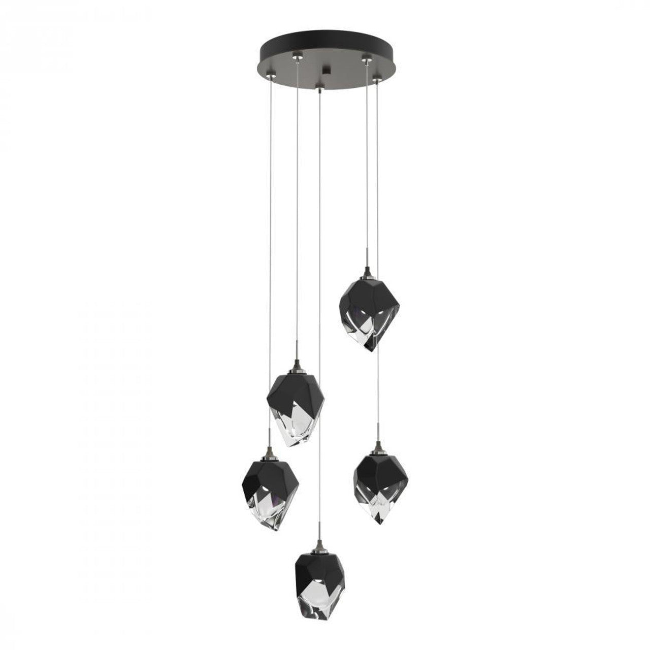 Chrysalis Pendant, 5-Light, White, White Polished Crystal, 15.4"W (131137-SKT-STND-02-WP0754 5YX0NG)
