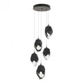 Chrysalis Pendant, 5-Light, Ink, Black Polished Crystal, 15.4"W (131137-SKT-STND-89-BP0754 5YZTGD)