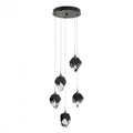 Chrysalis Pendant, 5-Light, Soft Gold, Black Polished Crystal, 15.4"W (131137-SKT-STND-84-BP0754 5YZTG0)
