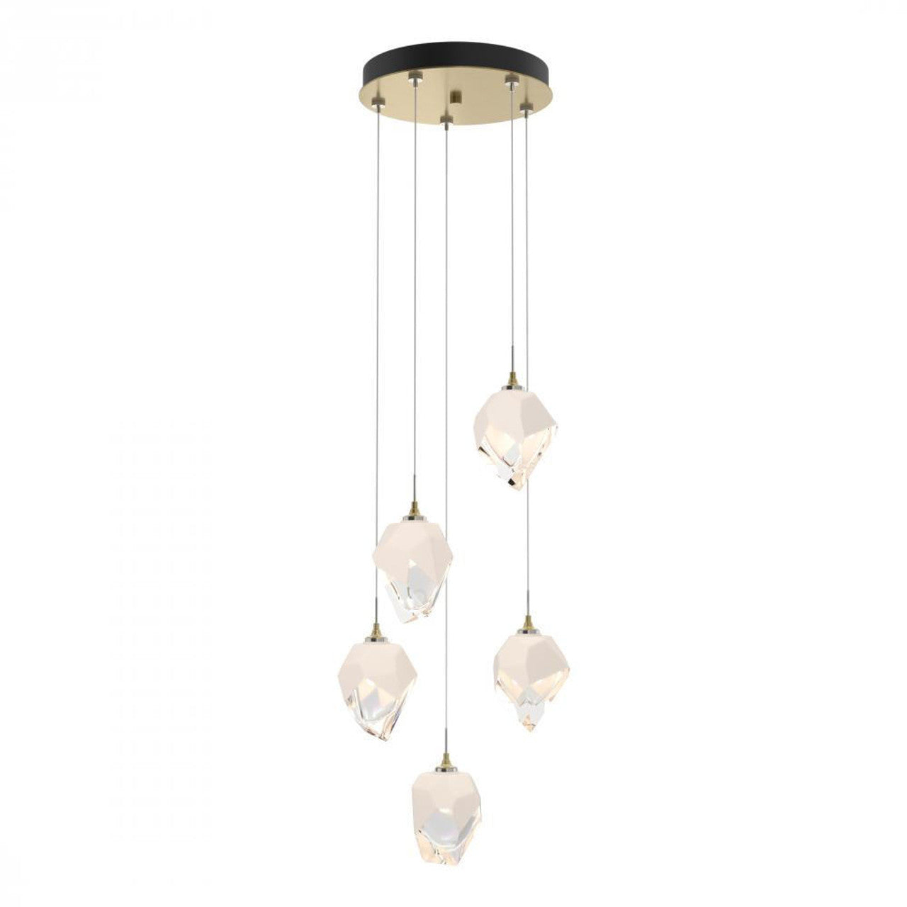 Chrysalis Pendant, 5-Light, Vintage Platinum, White Polished Crystal, 15.4"W (131137-SKT-STND-82-WP0754 5YZTFV)