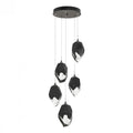 Chrysalis Pendant, 5-Light, Dark Smoke, White Polished Crystal, 16.1"W (131138-SKT-STND-07-WP0755 5YZTGQ)