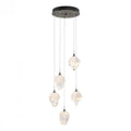 Chrysalis Pendant, 5-Light, Dark Smoke, Black Polished Crystal, 15.4"W (131137-SKT-STND-07-BP0754 5YX0NR)