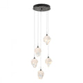 Chrysalis Pendant, 5-Light, Bronze, Black Polished Crystal, 15.4"W (131137-SKT-STND-05-BP0754 5YX0NM)