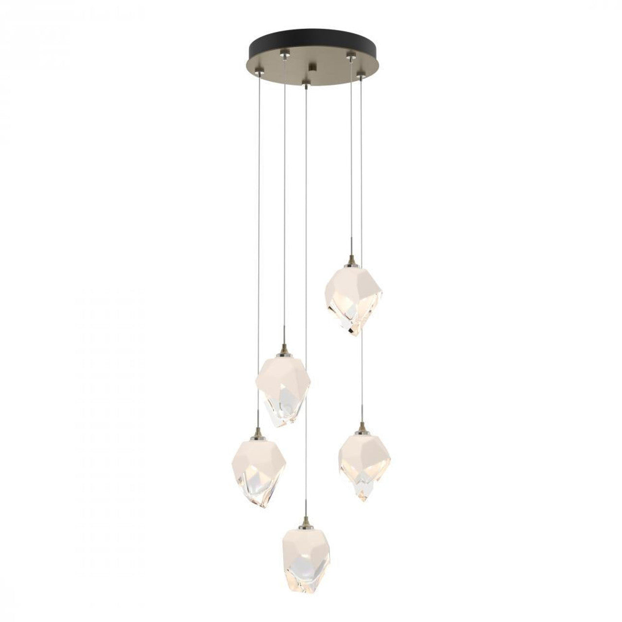 Chrysalis Pendant, 5-Light, Oil Rubbed Bronze, Black Polished Crystal, 15.4"W (131137-SKT-STND-14-BP0754 5YZTFM)