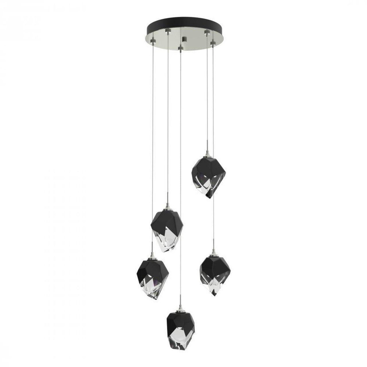 Chrysalis Pendant, 5-Light, Vintage Platinum, White Polished Crystal, 15.4"W (131137-SKT-STND-82-WP0754 5YZTFV)