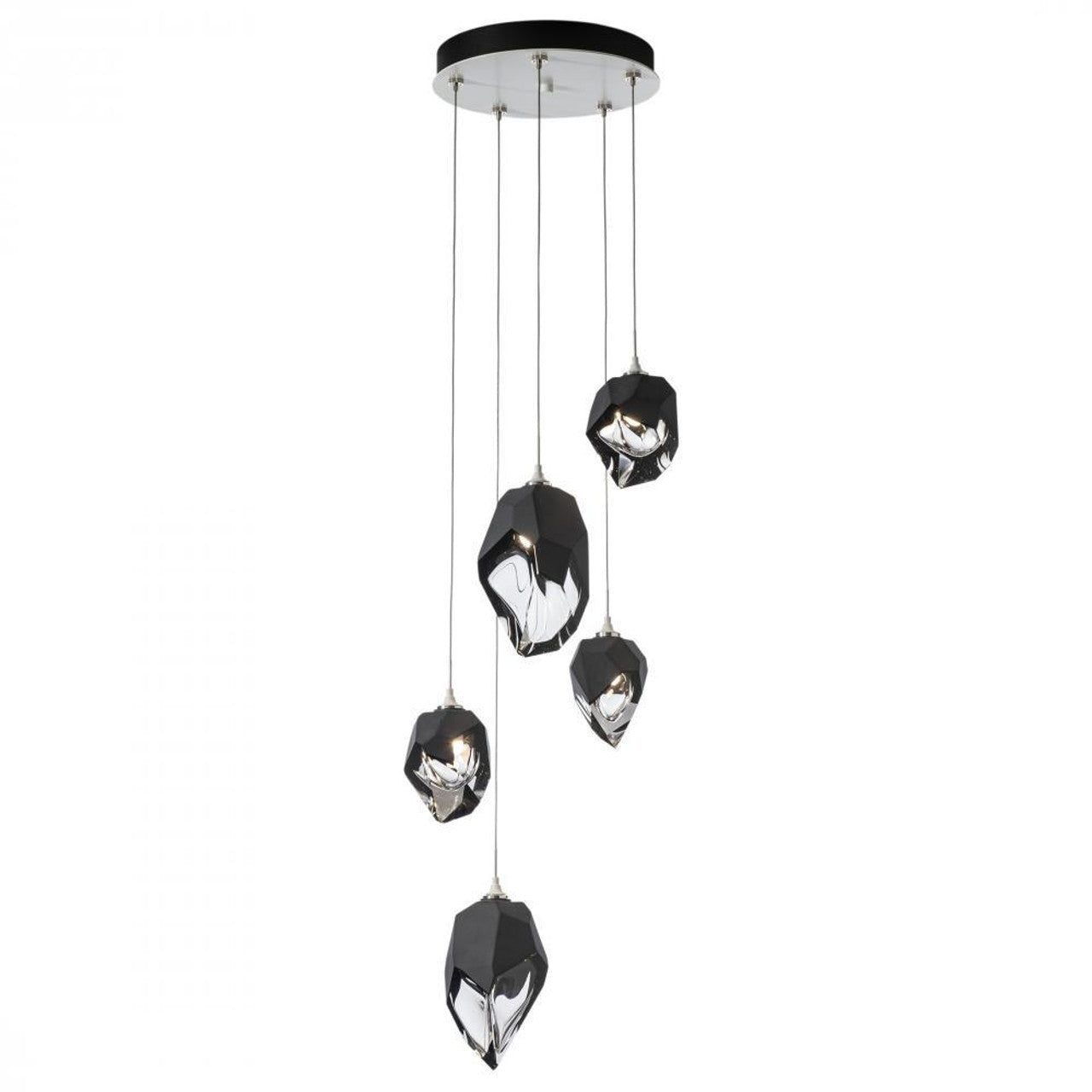 Chrysalis Pendant, 10-Light, Sterling, White Crystal, 44.7"W (131144-SKT-LONG-85-WP0755 5YZWE5)