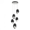 Chrysalis Pendant, 5-Light, Sterling, Black Polished Crystal, 15.4"W (131137-SKT-STND-85-BP0754 5YZTG4)