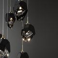 Chrysalis Pendant, 10-Light, Sterling, Black Crystal, 10.1"W (131145-SKT-LONG-85-BP0756 5YZWFJ)