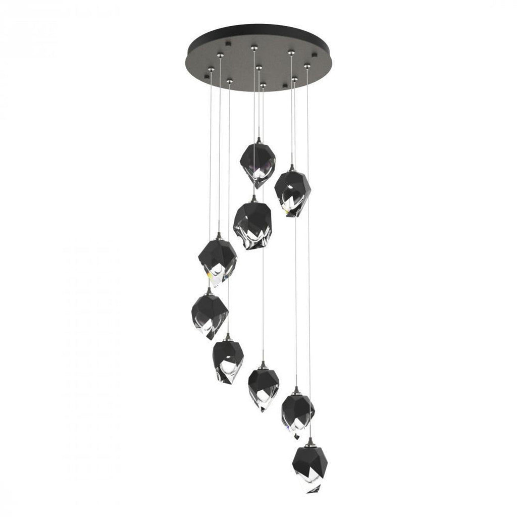 Griffin Stardust Pendant, 6-Lights, Natural Iron, Clear, 39.2"W (131590-SKT-MULT-20-ZM0709 5YZYDQ)