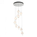 Chrysalis Pendant, 5-Light, Modern Brass, Black Polished Crystal, 15.7"W (131139-SKT-STND-86-BP0756 5YZUF4)