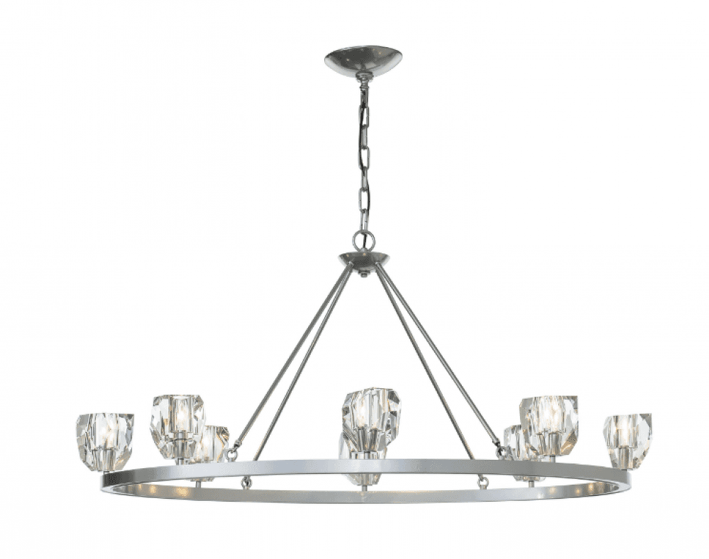 Bronze Crystal Candle chandelier - Ion Peak for dining room view 1