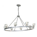 Oil Rubbed Bronze Crystal Candle chandelier - Ottilie Peak for dining room view 1