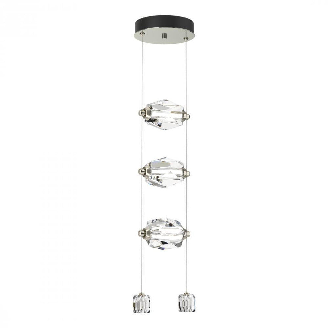 Gatsby Pendant, 3-Light, LED, Black, 9.2"W (139058-LED-STND-10-CR 5Z5XUP)