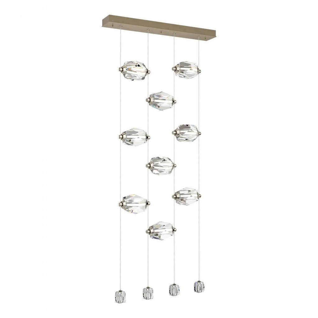 Gatsby Pendant, 9-Light, LED, Dark Smoke, 27.5"W (139056-LED-STND-07-CR 5Z5XU6)