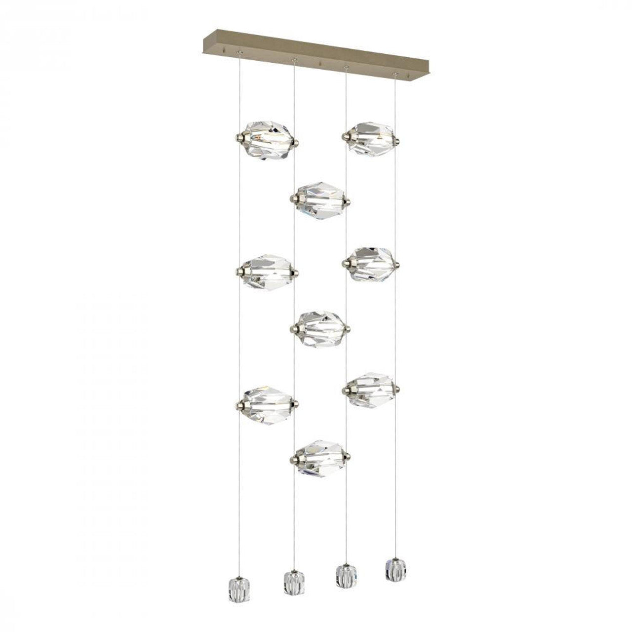 Gatsby Pendant, 9-Light, LED, Dark Smoke, 27.5"W (139056-LED-STND-07-CR 5Z5XU6)