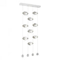 Chrysalis Pendant, 9-Light, Dark Smoke, White Polished Crystal, 20.5"W (131140-SKT-STND-07-WP0754 5YZUFL)