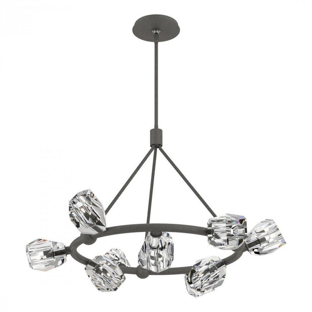 Chrysalis Pendant, 9-Light, Ink, White Polished Crystal, 20.5"W (131140-SKT-STND-89-WP0754 5YZUGL)